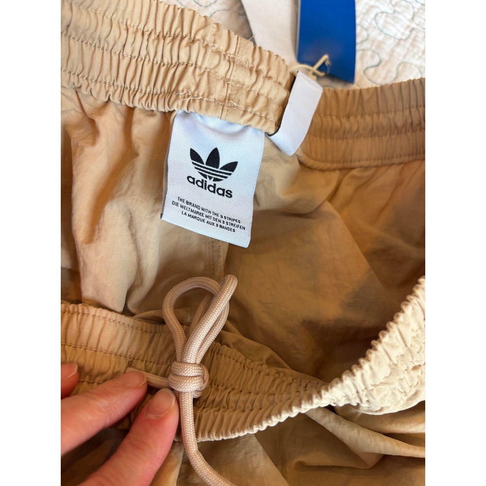 Adidas‎ Originals Mens 3S Cargo Pants Magic Beige Track Pants Size Large - Picture 8 of 9